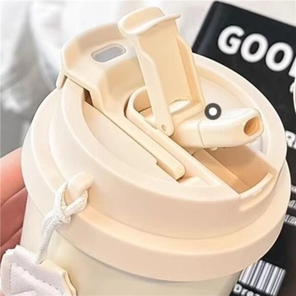 Lovely and Flower Aesthetic Tumbler with Straw - Picture 6 of 9